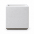 White Square Planter