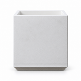White Square Planter