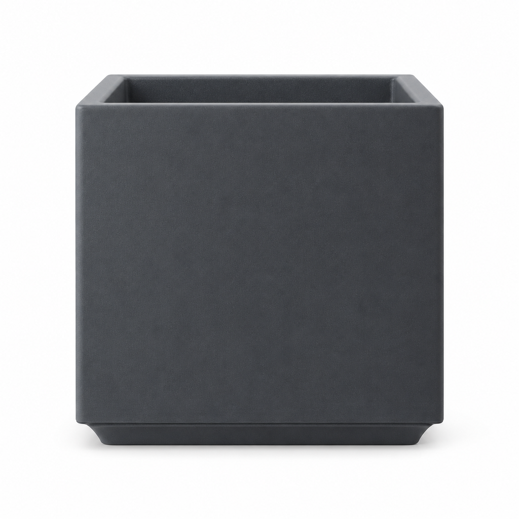 Grey Square Planter