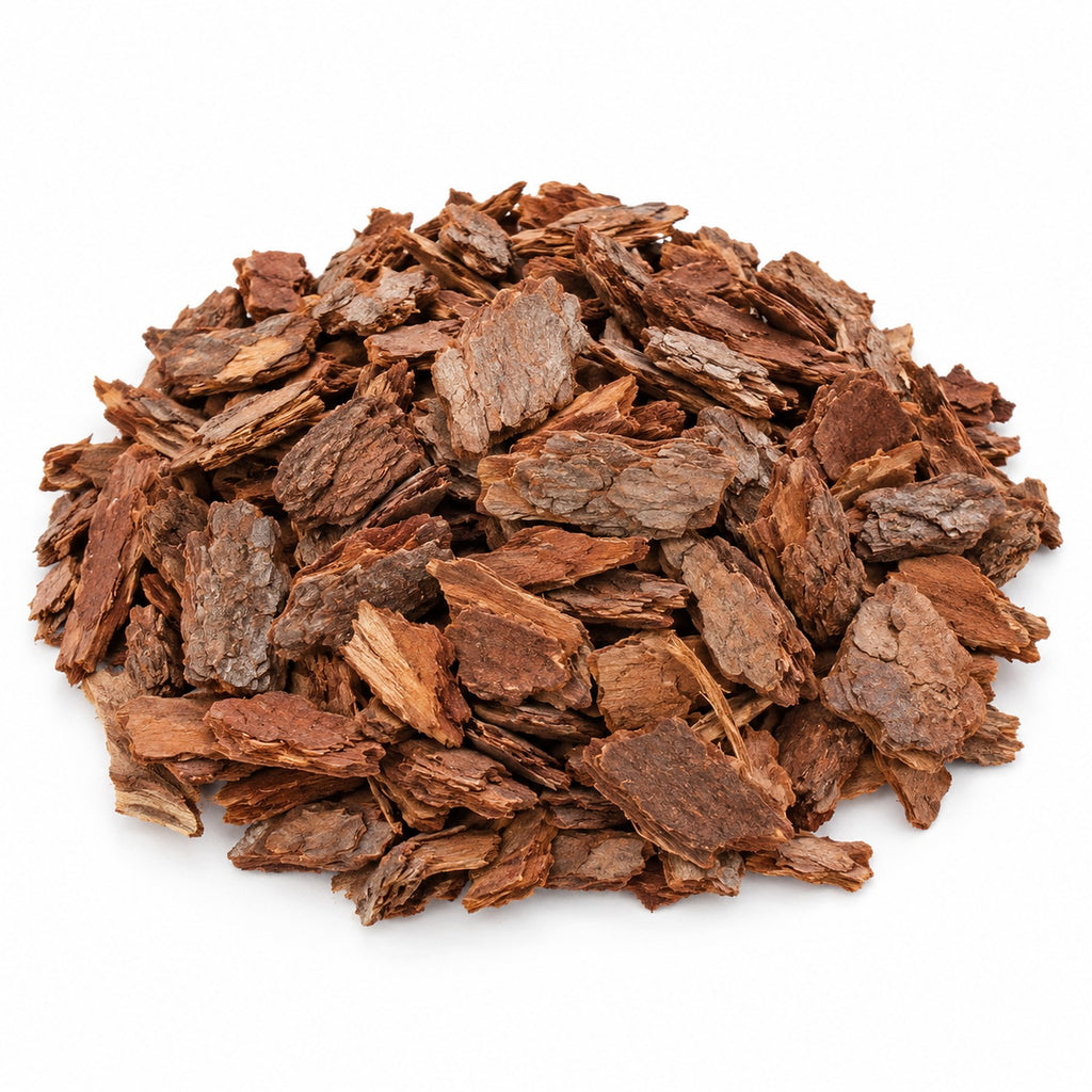 Pine Bark Chips, studio photo